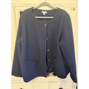 Ladies 2x Navy Blue Jacket Croft &‎ Barrow